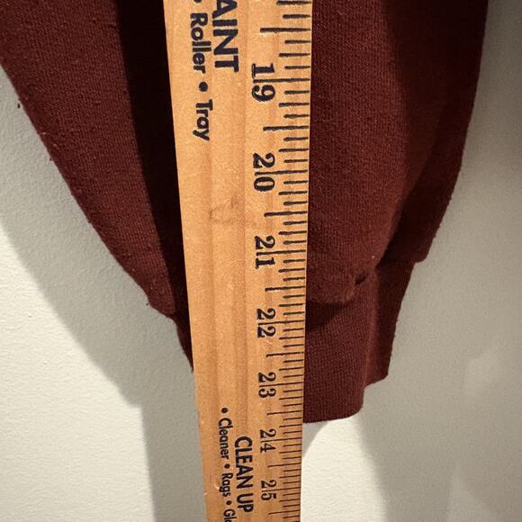 Champion Harvard Hoodie Mens XL Maroon Pullover 1636 Logo Embroidered Sweatshirt - Picture 9 of 12